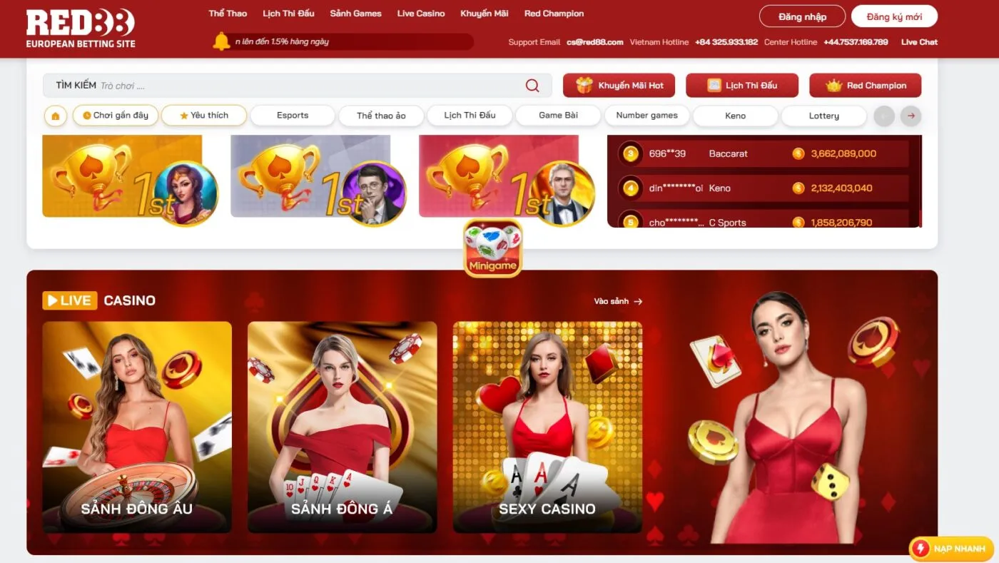 Đánh giá nhà cái Red88