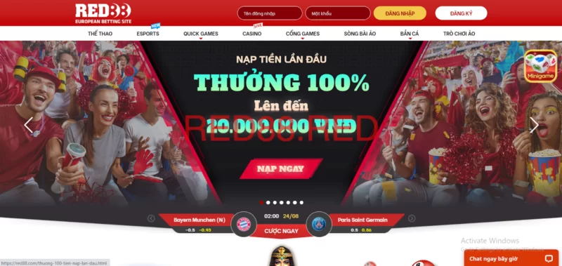Cá cược thể thao Red88 sẽ được những lợi ích gì?