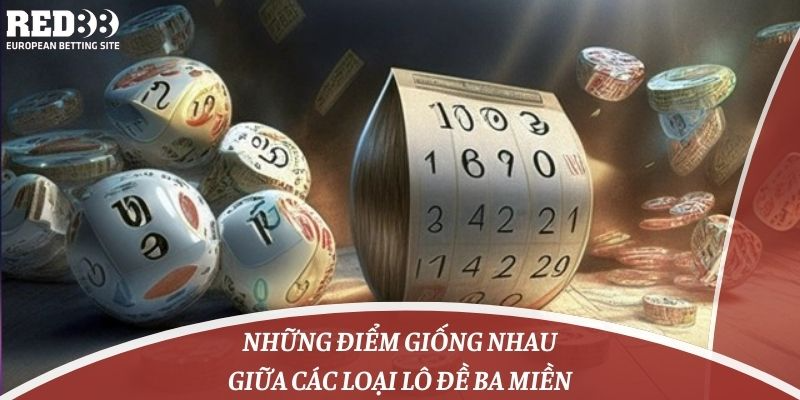 Những điểm giống nhau giữa các loại lô đề ba miền